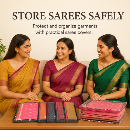 Saree/ Dress Cover (6 Sleeves) – Floral Dream