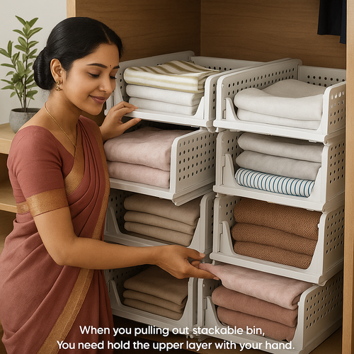 Foldable Stackable Storage